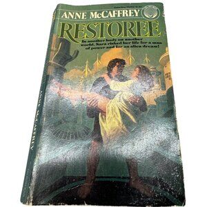 Anne McCaffreys Restoree 1977 1st print Paperback Book Ballantine English READ